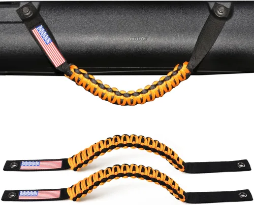 Vista 31 de Asas de agarre de barra antivuelco para Ford Bronco 2021 2022 2023 2024 2025 2 accesorios de 2 puertas y 4 puertas, mango de agarre de paracaídas