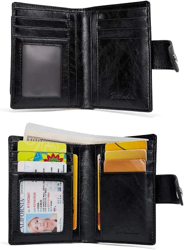 Vista 9 de BOSTANTEN Bolso de cuero para mujer diseñador Satchel hombro bolsas de asas paquete con las mujeres Cartera de cuero RFID bloqueo pequeña billetera