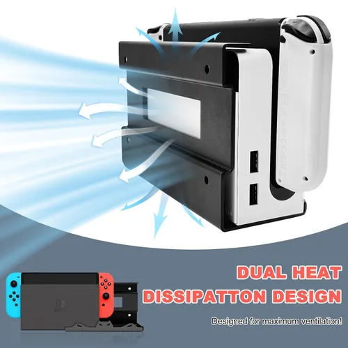 Vista 4 de BracNova Wall Mount for Nintendo SwitchSwitch OLED -Steel Switch Wall Mount with Controller Holder Safely Store Your Switch Console Near or Behind