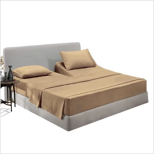 Vista 23 de Top Split Head Flex Queen - Juego de sábanas para dormir con número de camas – 4 piezas de color gris oscuro, sábanas divididas Queen – 100% algodón