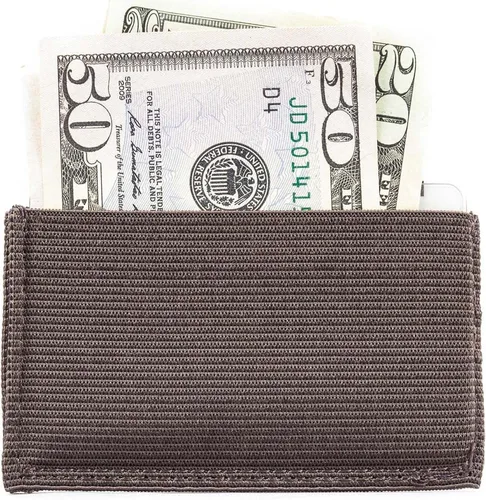 Vista 3 de Big Skinny Mini cartera elástica para tarjetas delgadas, con capacidad para hasta 10 tarjetas