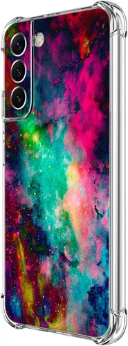 Vista 20 de Funda para Galaxy S22 Plus, protección contra caídas de rosas y mariposas azules, a prueba de golpes, de cuerpo completo, resistente a los arañazos