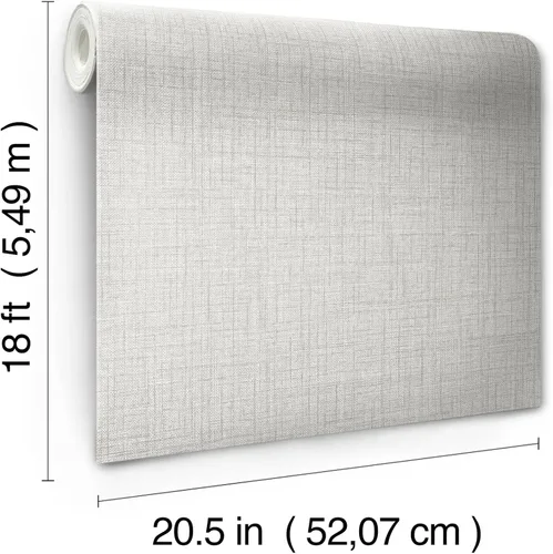 Vista 8 de NuWallpaper Lansdowne NUS4998 - Papel tapiz para despegar y pegar, color gris