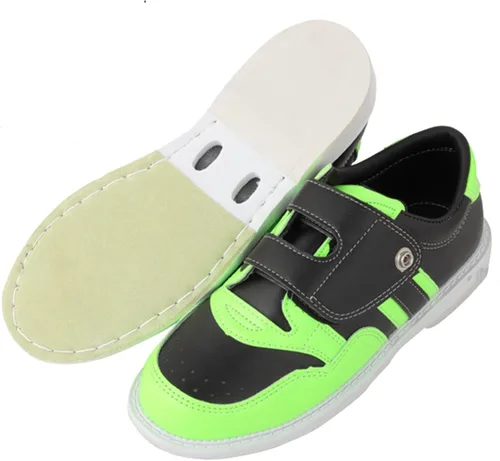 Vista 3 de ONAIC Zapatos de bolos para hombres, mujeres, jóvenes, niños grandes, de piel sintética, resistentes al desgaste, plataforma de moda
