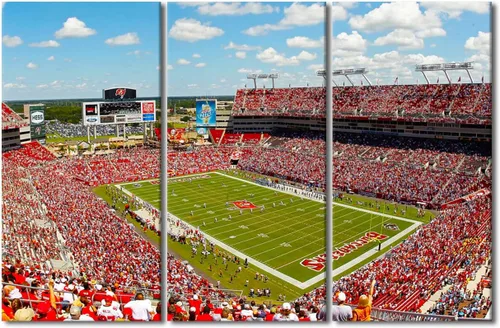 Vista 52 de TUMOVO MetLife Stadium - Decoración de pared de Nueva York, 3 piezas, lienzo, arte de pared para decoración del hogar, juegos de fútbol americano