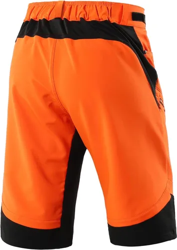 Vista 2 de Arsuxeo - Pantalones cortos de ciclismo para hombre para bicicleta, ajuste holgado MTB, resistente al agua 1903