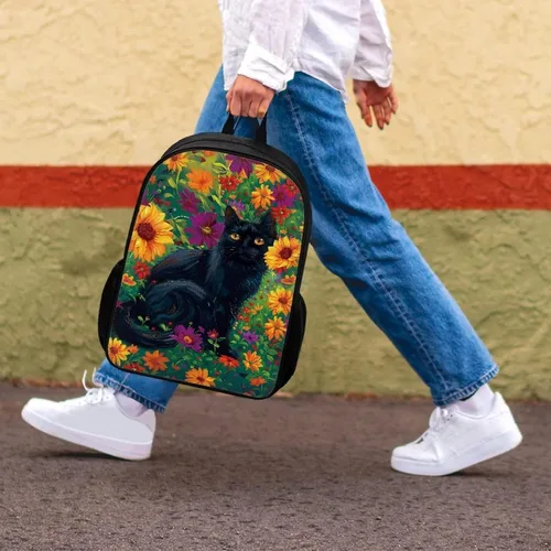 Vista 91 de HUGS IDEA Los animales frescos 3D niños escuela libro bolsa niños impresión mochilas, Baloncesto, Moderno