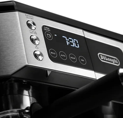 Vista 2 de De'Longhi Combinación de cafetera y máquina de café especial de todo en uno + Máquina de leche ajustable avanzada para Cappuccino & Latte +