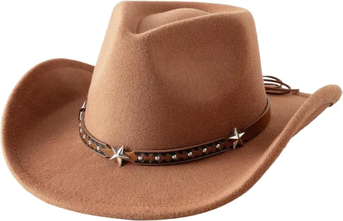 Vista 11 de Jastore Sombrero de vaquero para bebés y niños pequeños Sombrero de vaquera para bebés pequeños Sombrero de vaquero infantil Sombrero de vaquero