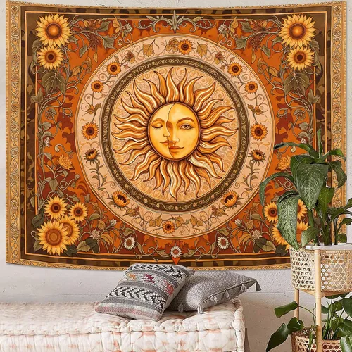 Vista 30 de Accnicc - Tapices Boho de Sol y Luna10127AXS
