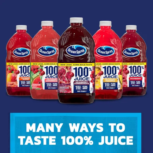 Vista 8 de Ocean Spray® Mezcla de jugo de arándano 100%, 10 onzas líquidas, 6 unidades (paquete de 1)