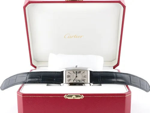 Vista 2 de Cartier Tank Americaine WSTA0018 - Talla grande para hombre