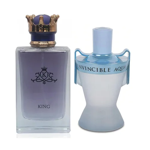 Vista 15 de King&1 Billion Lucky Men Colonia Set Eau De Parfum Spray para hombres, notas afrutadas enriquecidas por una fuerte fragancia a base de madera, ideal