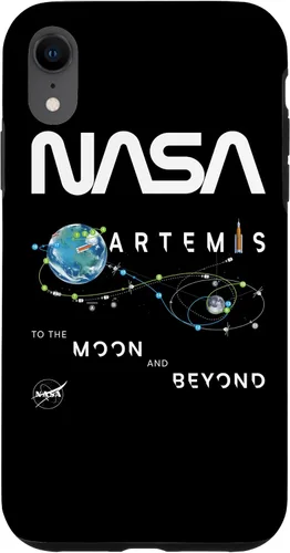 Vista 25 de NASA Artemis Mission Exploration Insignia Worm Logo Case for iPhone 17