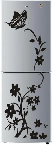 Vista 2 de extraíble vinilo fácil de usar calcomanía decorativo para pared de flores y mariposas para refrigerador muebles