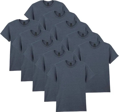 Vista 20 de Gildan Camiseta de algodón pesado para adultos, estilo G5000, paquete múltiple Gris ceniza (paquete de 2)