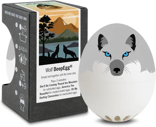 Vista 7 de BeepEgg Oso – Temporizador de Huevos para Hervir Huevos – Cocinador de Huevos Musical para Huevos Blandos, Medios y Duros – Seguro para Alimentos