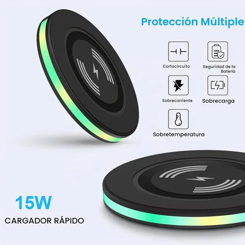 Vista 3 de Cargador inalámbrico Android Samsung Estación de carga rápida para teléfono Samsung Galaxy S26 S25 S24 Ultra S24+ S24 S23 FE S22 S21 S20 S10, iPhone