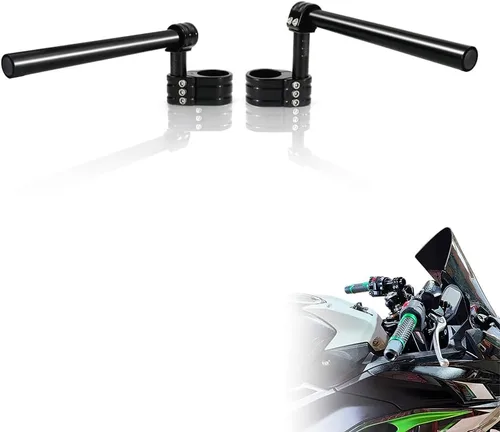 Vista 6 de Xitomer Manillar ajustable de 0.0-1.2 in (1.2") para HP2 Sport 2008-2010/R 1200 S 06-08, CBR 600 F1 / F2 /F3 1991-1998 / VFR 800 98-01, SV650 1
