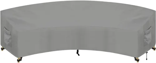 Vista 18 de PureFit Funda de sofá modular para exteriores en forma de L, impermeable, para muebles de patio, terraza, césped y jardín, 83 x 104 pulgadas