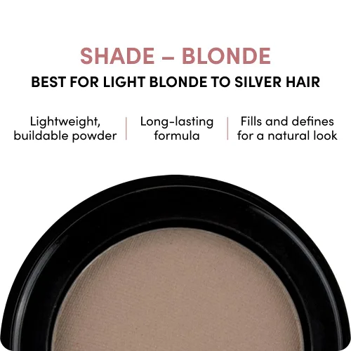 Vista 2 de Billion Dollar Brows Polvo para cejas en rubio – Logra cejas más llenas y esponjosas con cobertura que se puede construir, fórmula suave como