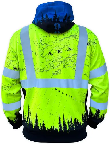 Vista 2 de SafetyShirtz SS360 ANSI Clase 3 Tipo R Sudaderas con Capucha Gráfica