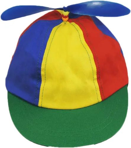 Vista 3 de Forum Novelties Gorro de béisbol multicolor de hélice