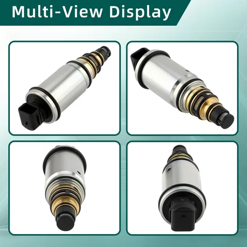 Vista 5 de AUTOKAY Válvula de control electrónico del compresor del A/C se ajusta para Hyundai Sonata 2.0L 2.4L 2011-2014