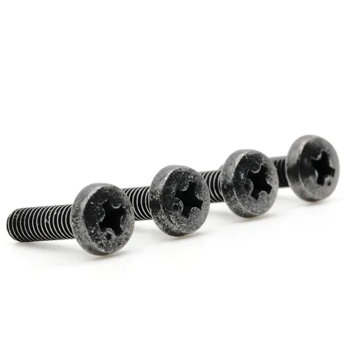 Vista 5 de ReplacementScrews Tornillos de soporte compatibles con Insignia NS-43D420NA20 (NS43D420NA20) (NS43D420NA20), Complete Feet / Legs Screw Set, Black