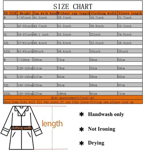 Vista 6 de SUFEINI Chubasquero para niños, traje de lluvia para niños de 6 a 13 años, para niños y niñas, con dibujos animados 3D, chaqueta impermeable
