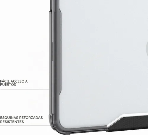Vista 5 de UAG Plyo - Funda para MacBook Neo, 13" 2026 A18 A3404, hielo transparente Plyo - Hielo