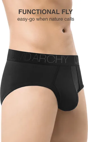 Vista 3 de Calzoncillos de rayón de bambú para hombre, paquete de calzoncillos súper suaves y cómodos
