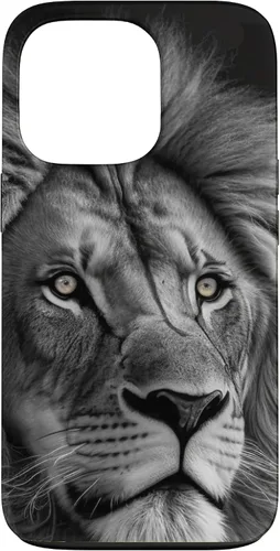 Vista 10 de Funda de retrato oscuro con cara de león para iPhone 16