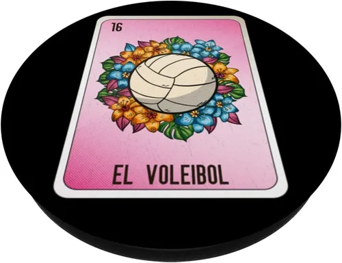 Vista 2 de El Voleibol Mexican Slang Chicano Bingo Cards PopSockets Swappable PopGrip