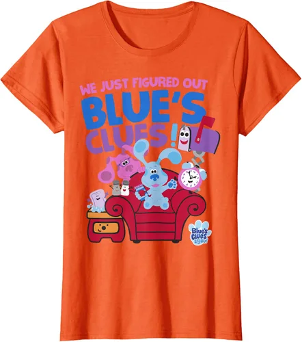 Vista 50 de Blue's Clues & You Group Shot Just Figured Out Blue's Clues Camiseta Negro