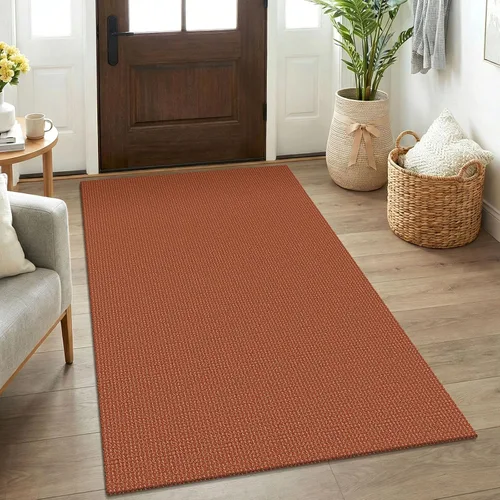 Vista 254 de KOZYFLY - Tapete para puerta de interior, lavable, pequeña, antideslizante, con respaldo de goma, felpudo de algodón para el hogar, color negro