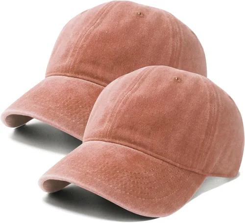 Vista 15 de PFFY 2 Packs Vintage Washed Distressed Baseball Cap Golf Dad Hat for Men Women