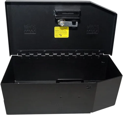 Vista 5 de Tuffy Productos de Seguridad - Caja de Seguridad Compacto Bajo el Asiento para Jeep Gladiator 2020-2023 Pry-Guard® locking system, 10-tumbler
