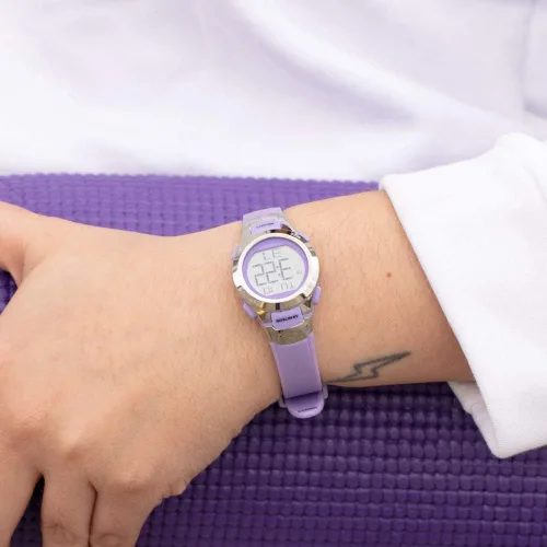 Vista 2 de Armitron Sport 457012 reloj con cronógrafo digital y correa de goma para mujer