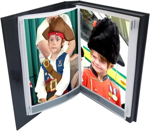 Vista 7 de Talking Products, Álbum de fotos parlante grabable por voz. Tiempo de grabación de 6 minutos. Tapa dura y 20 páginas de 7 x 5 pulgadas. Crea tu