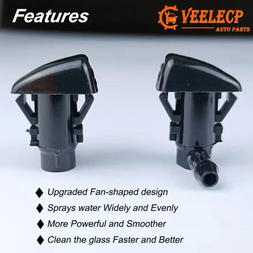 Vista 2 de 2 pulverizadores de boquilla para limpiaparabrisas compatibles con modelos Fusion Milan MKZ Select