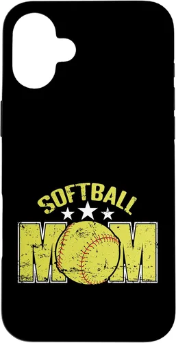 Vista 23 de Softball Mom Sports Parent Team Supporter Case for iPhone 16