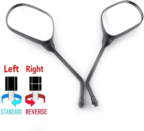 Vista 3 de Espejo retrovisor lateral para motocicleta YBR125 XTZ125 XTZ YBR YB 125 Bar End Mirror M10 Tornillo