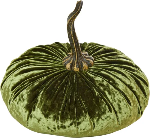 Vista 14 de Your Heart's Content Calabaza de terciopelo de 9 pulgadas, decoración de otoño hecha a mano, centro de mesa de boda de otoño, decoración rústica