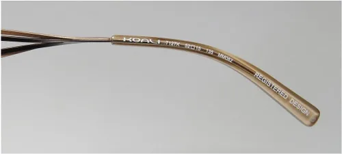Vista 7 de MOREL Koali 7127k Simple Elegant Optical European Eyeglass Frame/Glasses Premium Marrón oscuro y claro