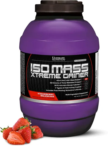Vista 11 de Ultimate Nutrition ISO Mass Xtreme Gainer, leche de chocolate, 10 lb
