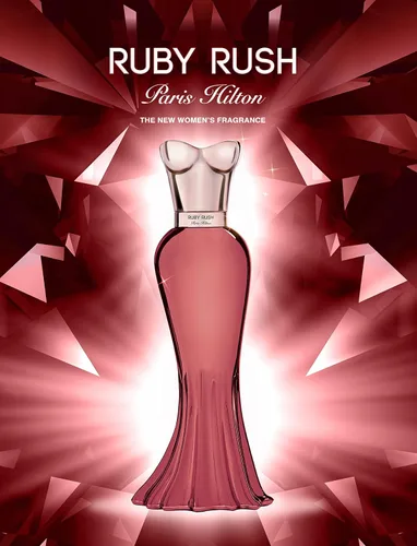 Vista 3 de Paris Hilton Ruby Rush Eau de Parfum Perfume para mujer, 3.4 onzas líquidas