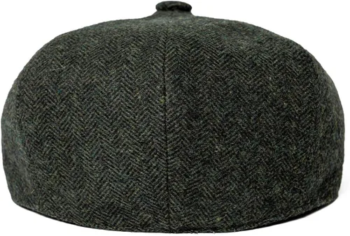 Vista 5 de JANGOUL Gorra de Newsboy de 8 paneles de mezcla de lana para hombre, con borde a presión