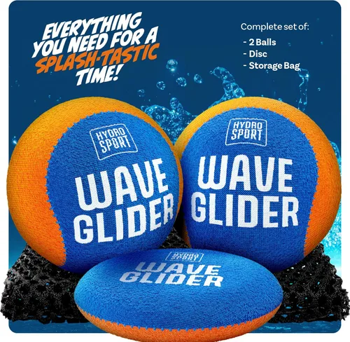 Vista 3 de HydroSport Pelota de agua para saltar – Pelota de billar – Juguetes de playa para niños de 8 a 12 años – Saltar lago, Skee, Fly Juego de natación