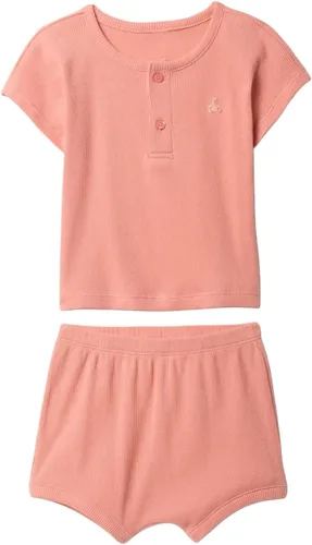 Vista 7 de GAP Conjunto Henley acanalado de 2 piezas para bebé